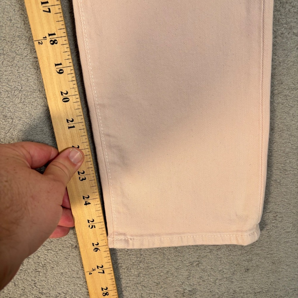 Vince Skinny Crop Jeans Size 29 Tulip Pink Cotton Elastane Soft Pink‎ Denim - Picture 16 of 16